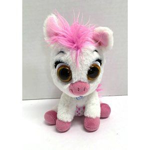 Disney Jr TOTS Care For Me Pony White Pink Plush Stuffed Animal Toy 7 in Tall Ho